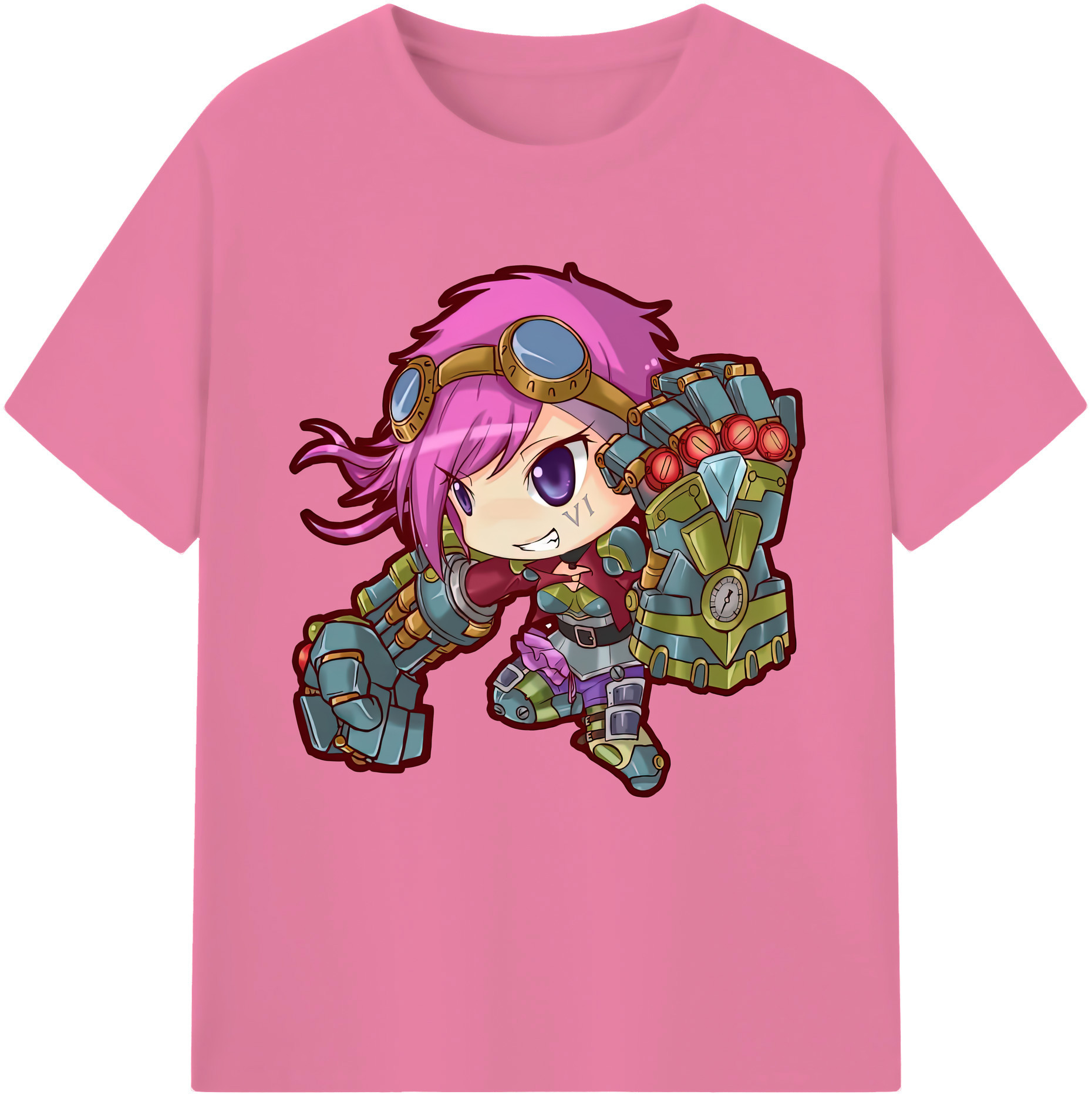 リーグ・オブ・レジェンド League of Legends LOL 綿100％半袖Tシャツ（フロントプリント）